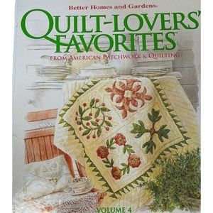Better Homes Gardens American Quit Lovers Favorite Patchwork Quilting Vol 4